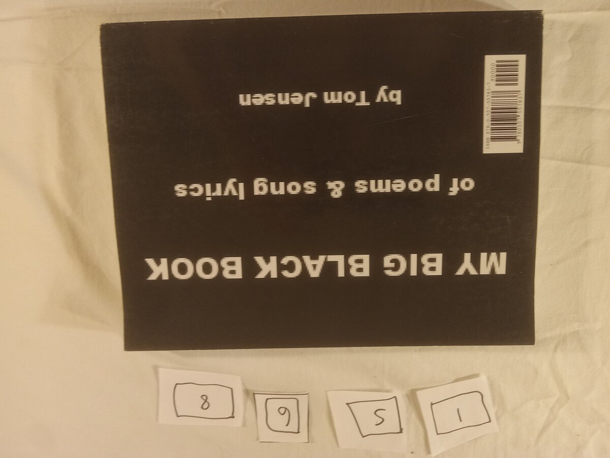 Item 1568 — Poems & Song Lyrics (Red Roses) And My Big Black Book Of Poems & Song Lyrics, picture 12 of 12