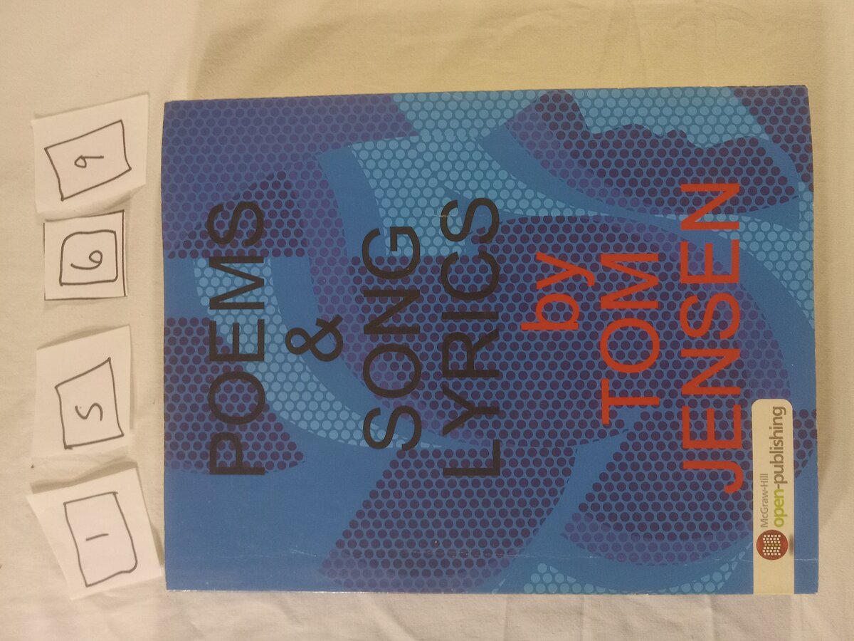 Item 1569 — Poems & Song Lyrics (Blue, September 23, 2010) With Songs For A Lady First Demo CD-R, picture 1 of 7