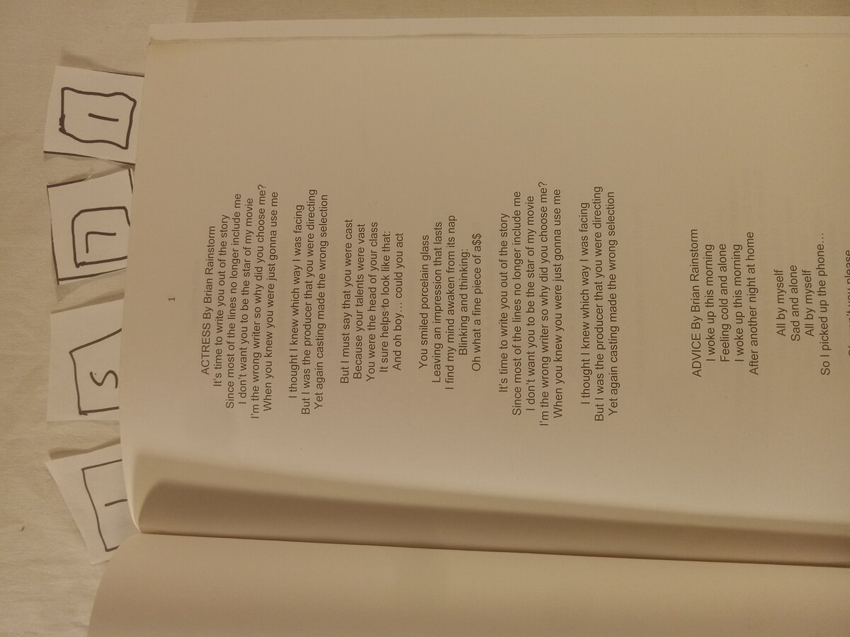 Item 1571 — Poetry Is Not Dead Yet by Brian Rainstorm (Book) With Songs For A Lady First Demo CD-R, picture 2 of 6