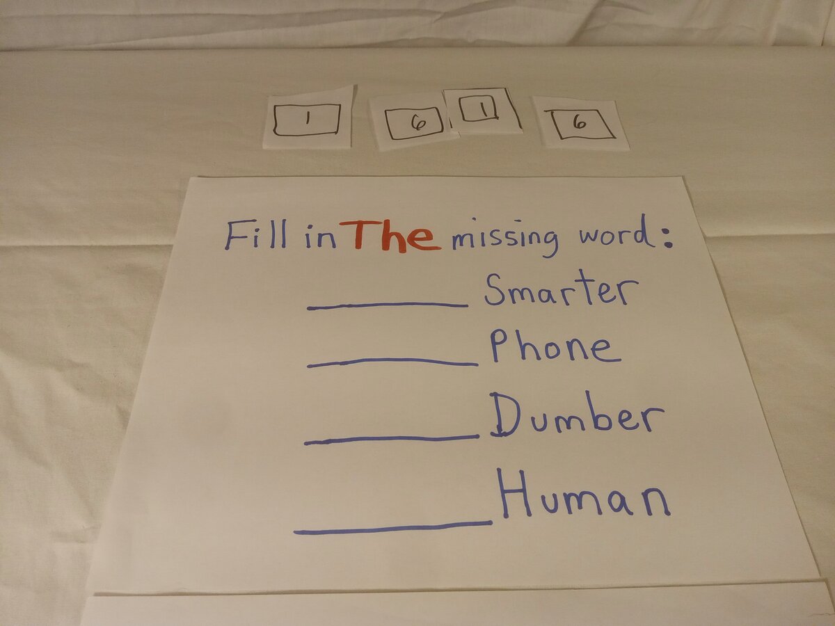 Item 1616 — Fill in The missing word, picture 2 of 4