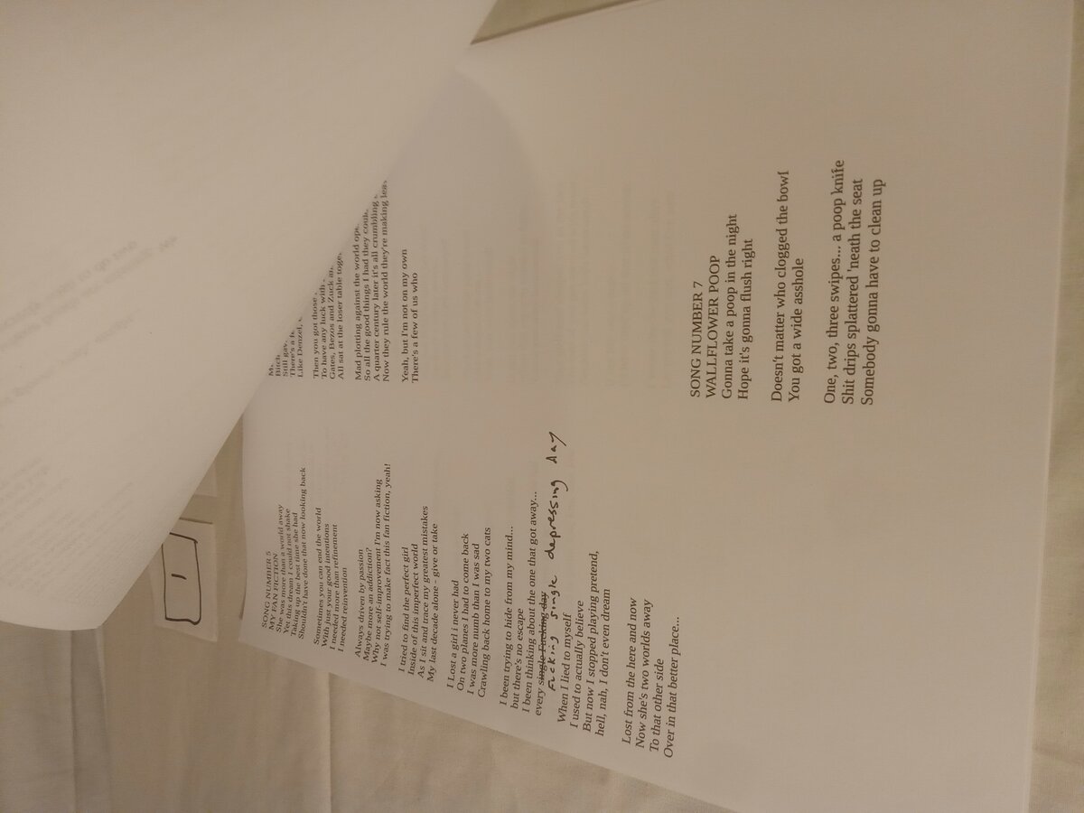 Item 1627 — Album Thirty Two Lyric Pages - Key To Be Free, picture 3 of 3