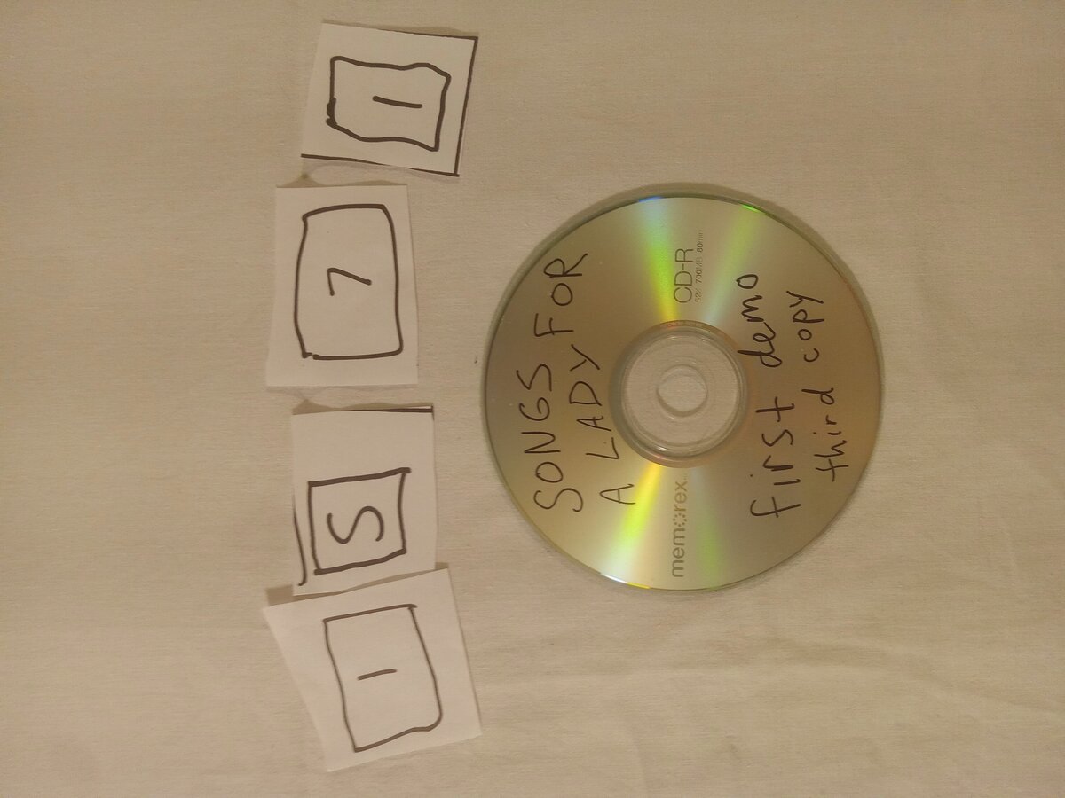 Item 1571 — Poetry Is Not Dead Yet by Brian Rainstorm (Book) With Songs For A Lady First Demo CD-R, picture 6 of 6