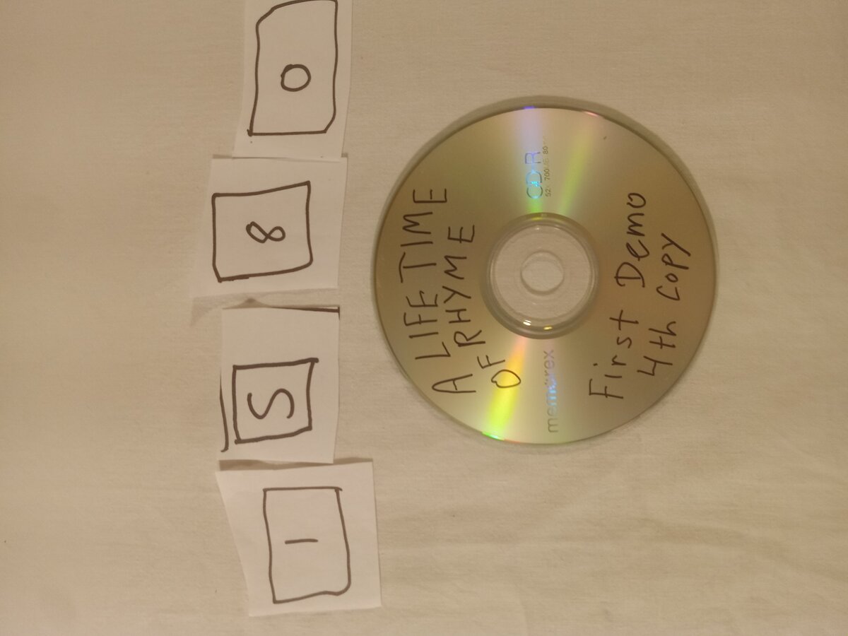 Item 1580 — A LIFETIME OF RHYME - First Demo - 4th copy, picture 1 of 2