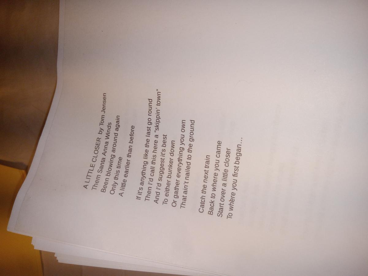 Item 1594 — Red-Circled Typed Lyric Pages And Poetry Competition Entry, picture 13 of 33