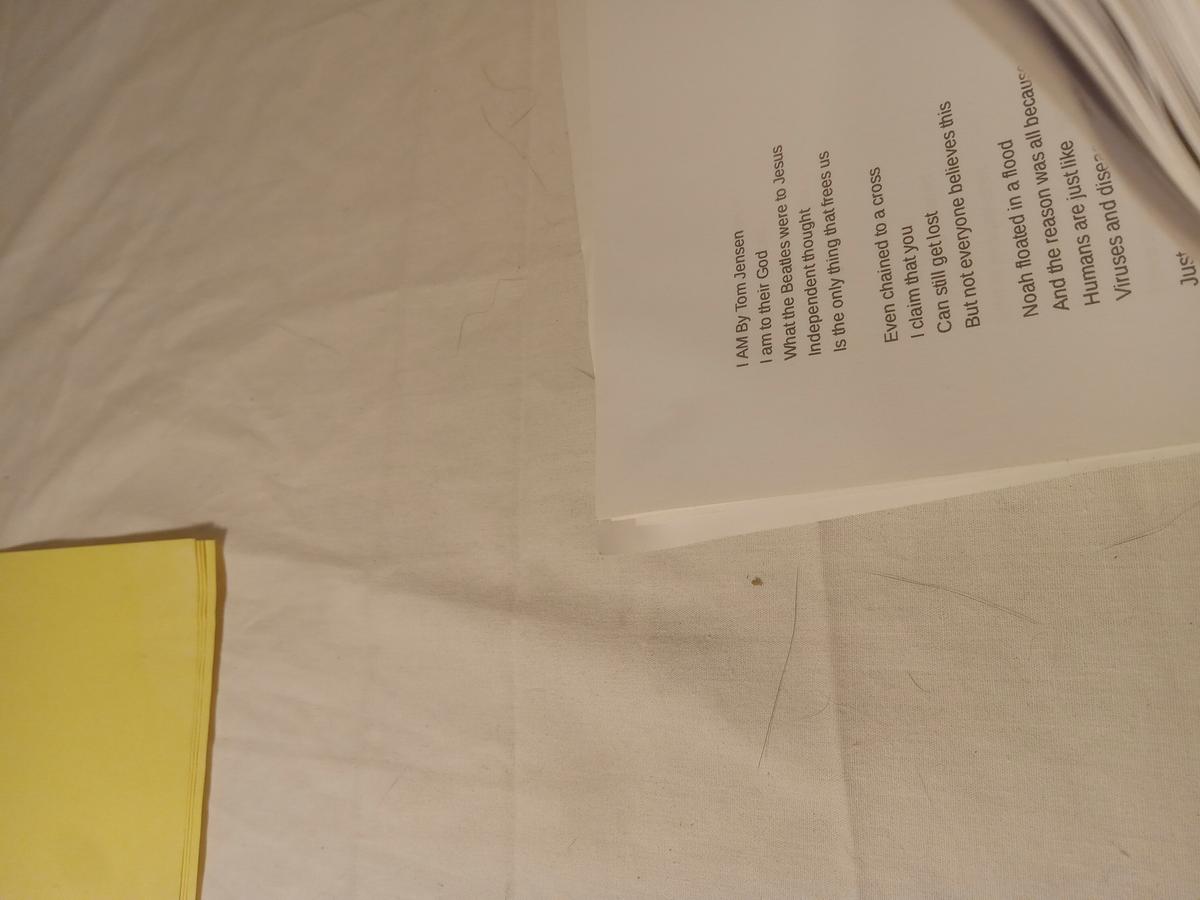 Item 1594 — Red-Circled Typed Lyric Pages And Poetry Competition Entry, picture 16 of 33