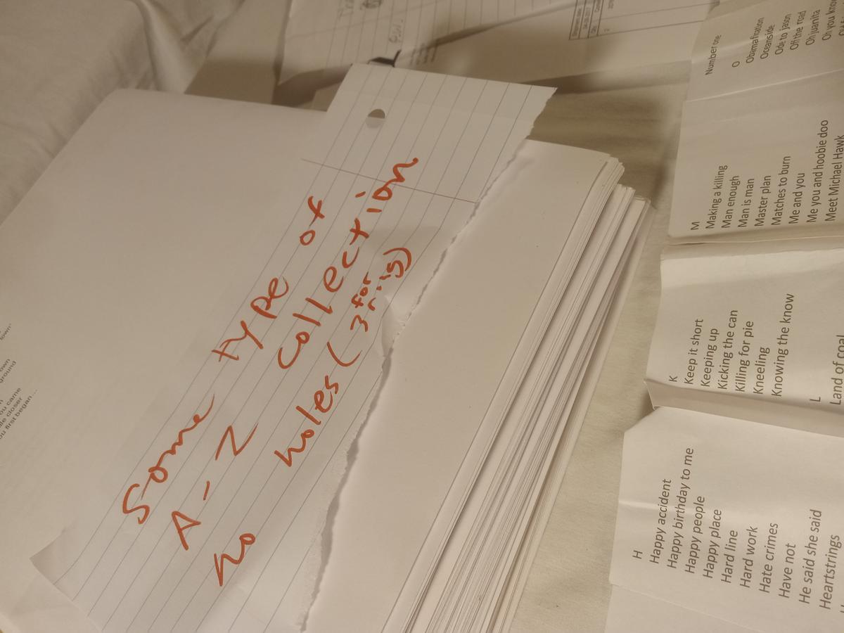 Item 1593 — FIRST DRAFT FINISHED SONGS, picture 7 of 20