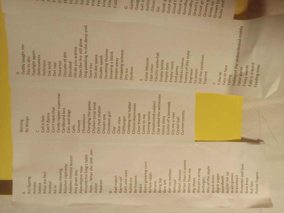 Item 1593 — FIRST DRAFT FINISHED SONGS, picture 8 of 20