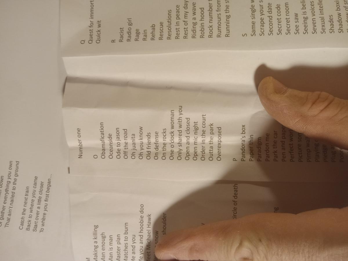Item 1593 — FIRST DRAFT FINISHED SONGS, picture 12 of 20