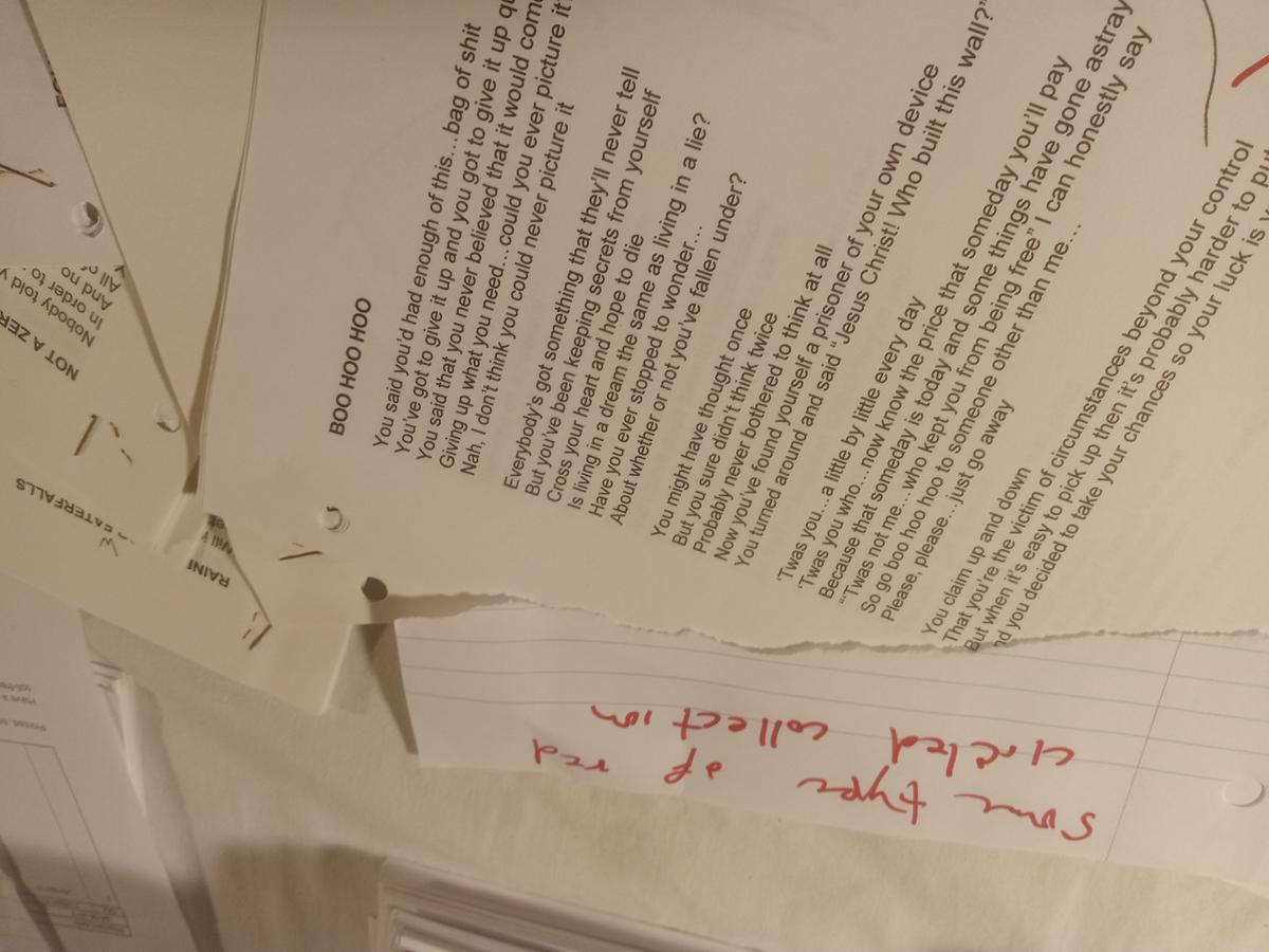 Item 1593 — FIRST DRAFT FINISHED SONGS, picture 20 of 20