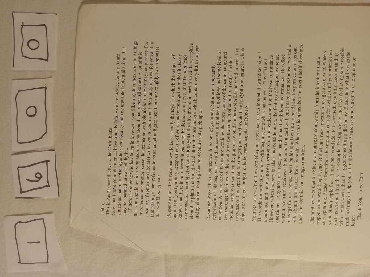 Item 1600 — Hello, This is Paul's second letter to the Corinthians, picture 2 of 2