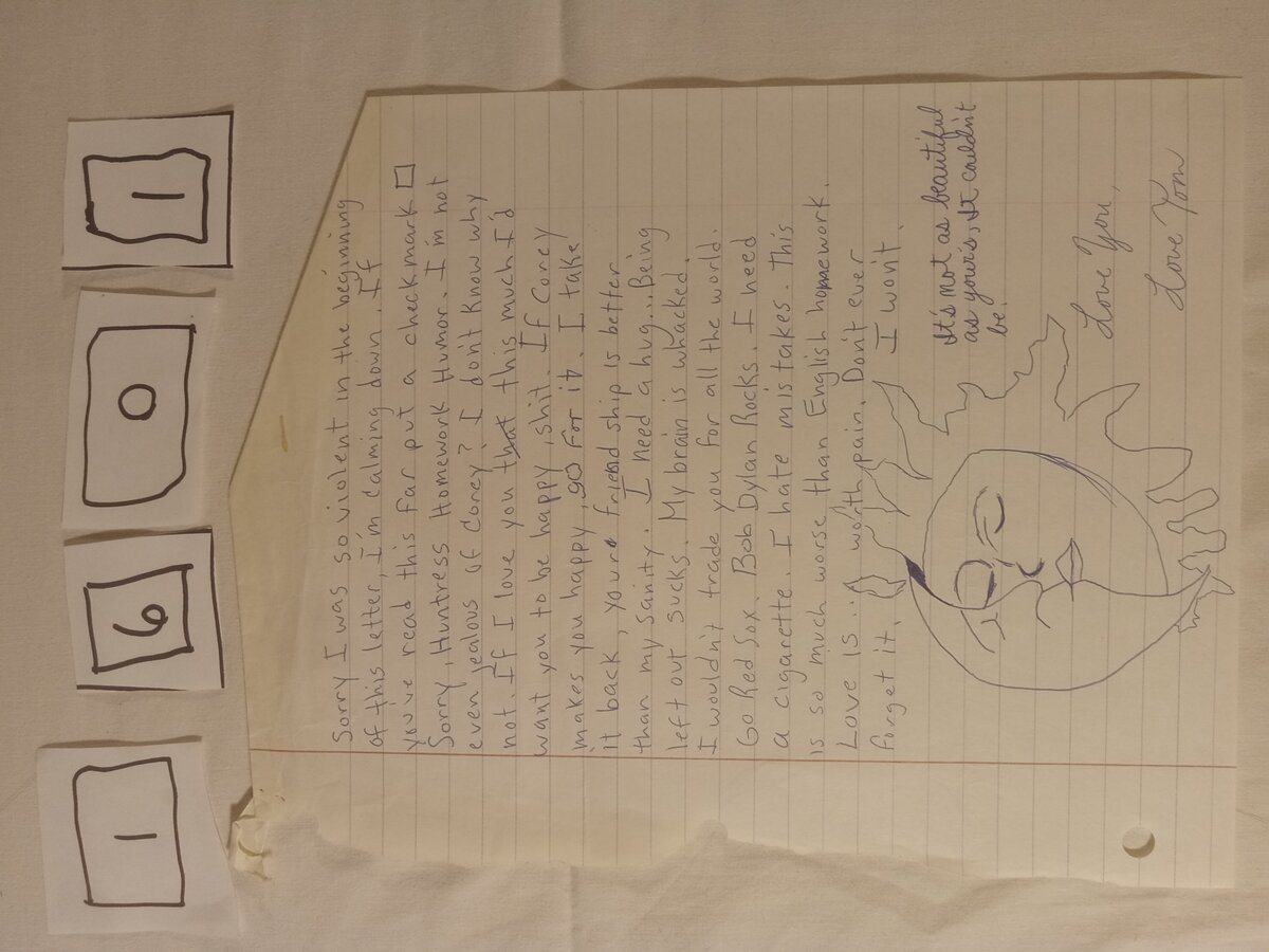 Item 1601 — Soulmates lost we no longer morn, picture 2 of 2