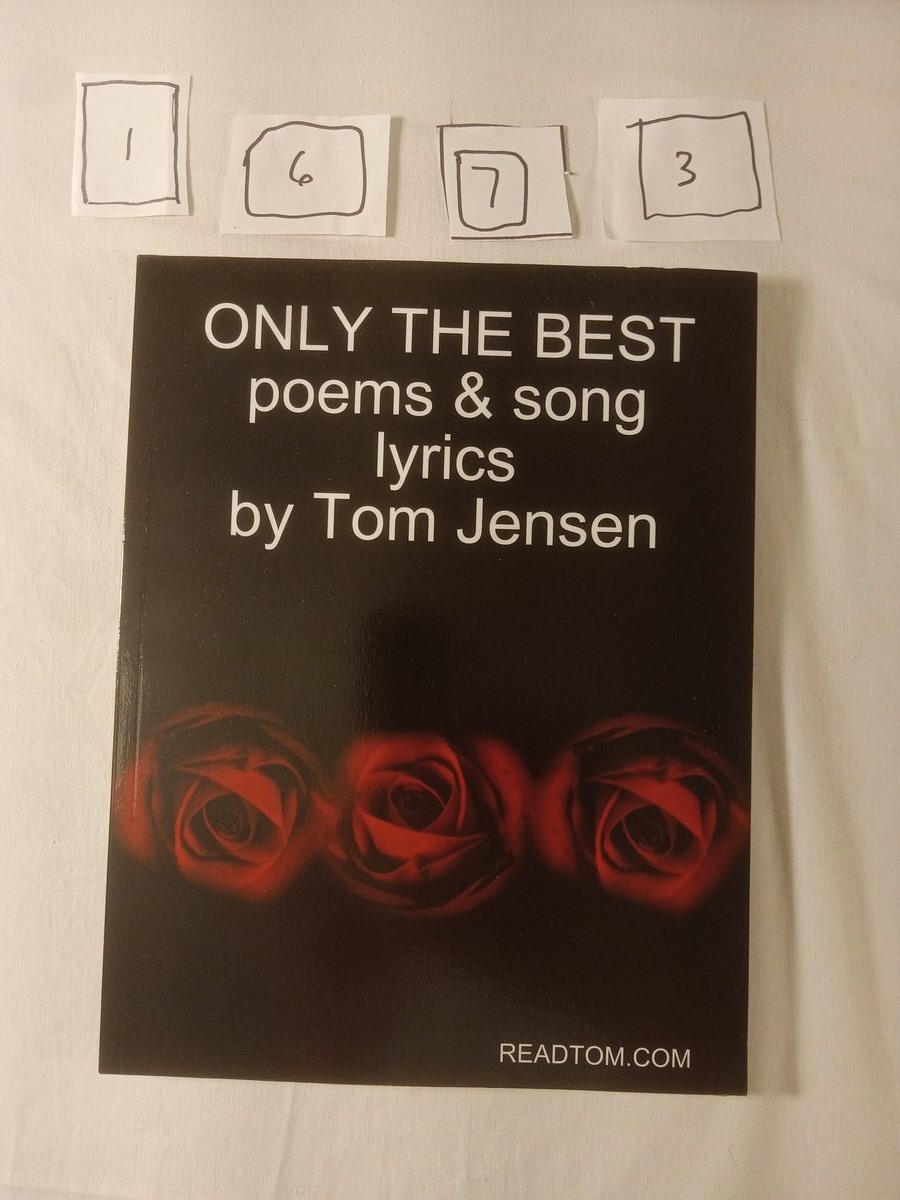 Item 1673 — ONLY THE BEST poems & song lyrics, picture 1 of 1