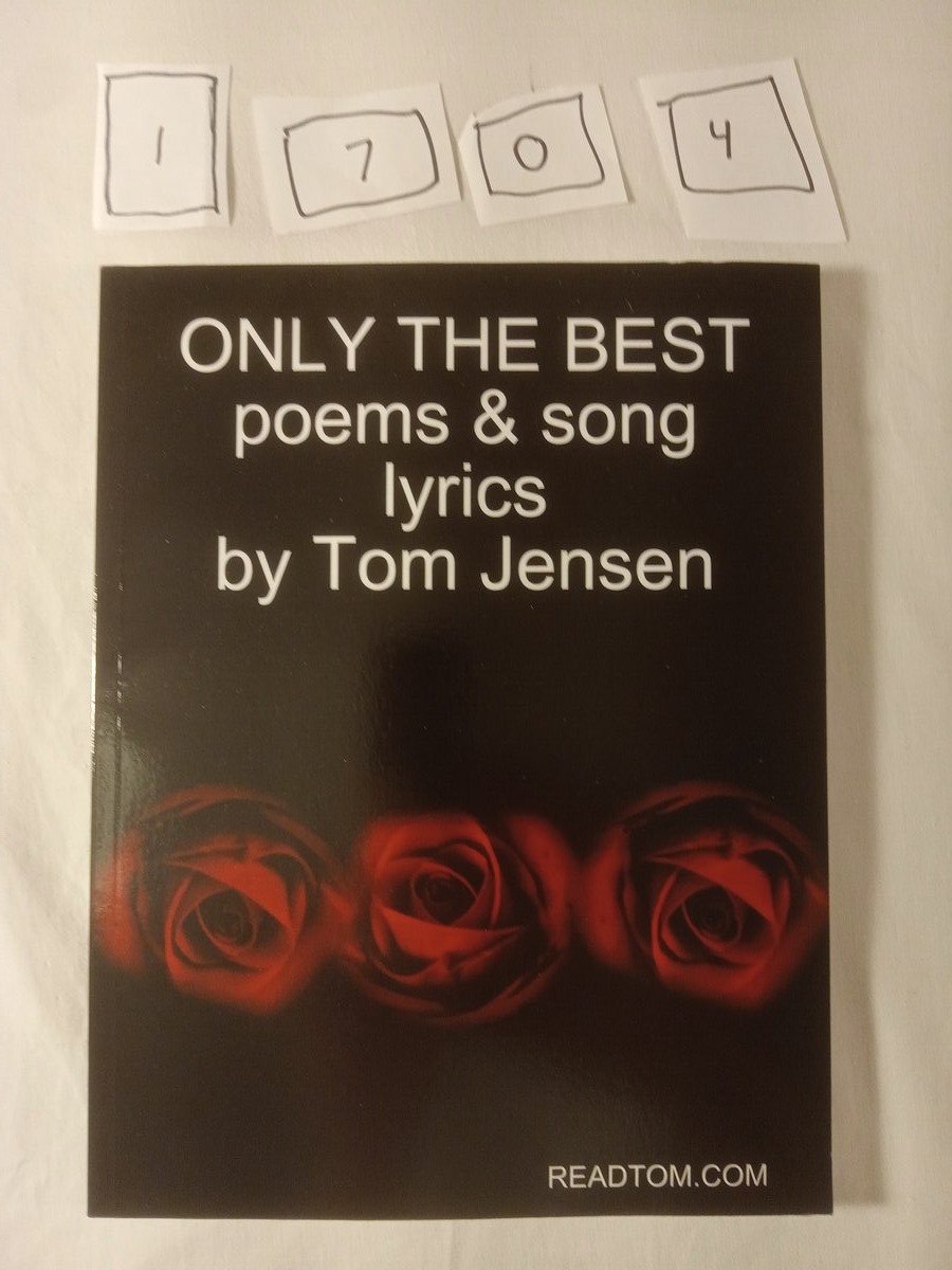 Item 1704 — ONLY THE BEST poems & song lyrics, picture 1 of 1