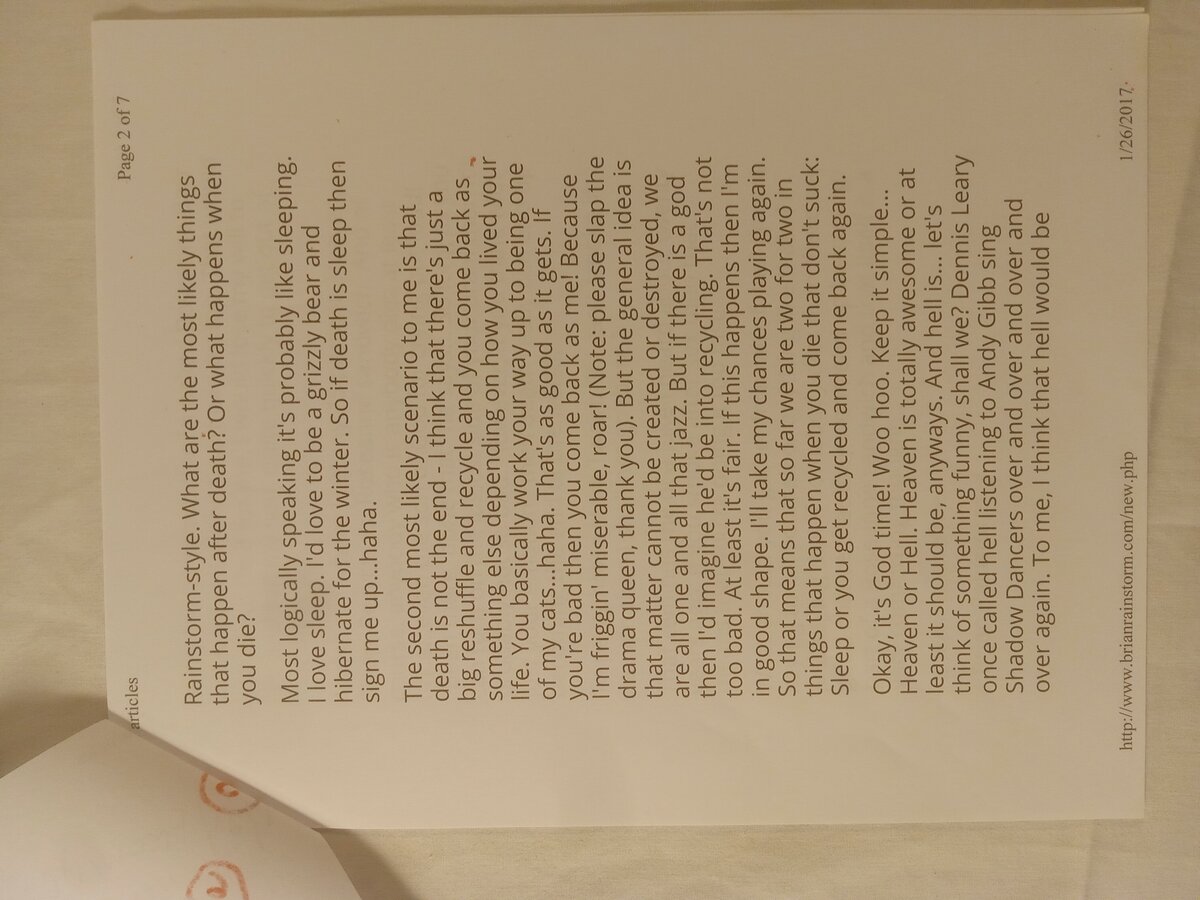 Item 1727 — SCARED TO DEATH, picture 2 of 7
