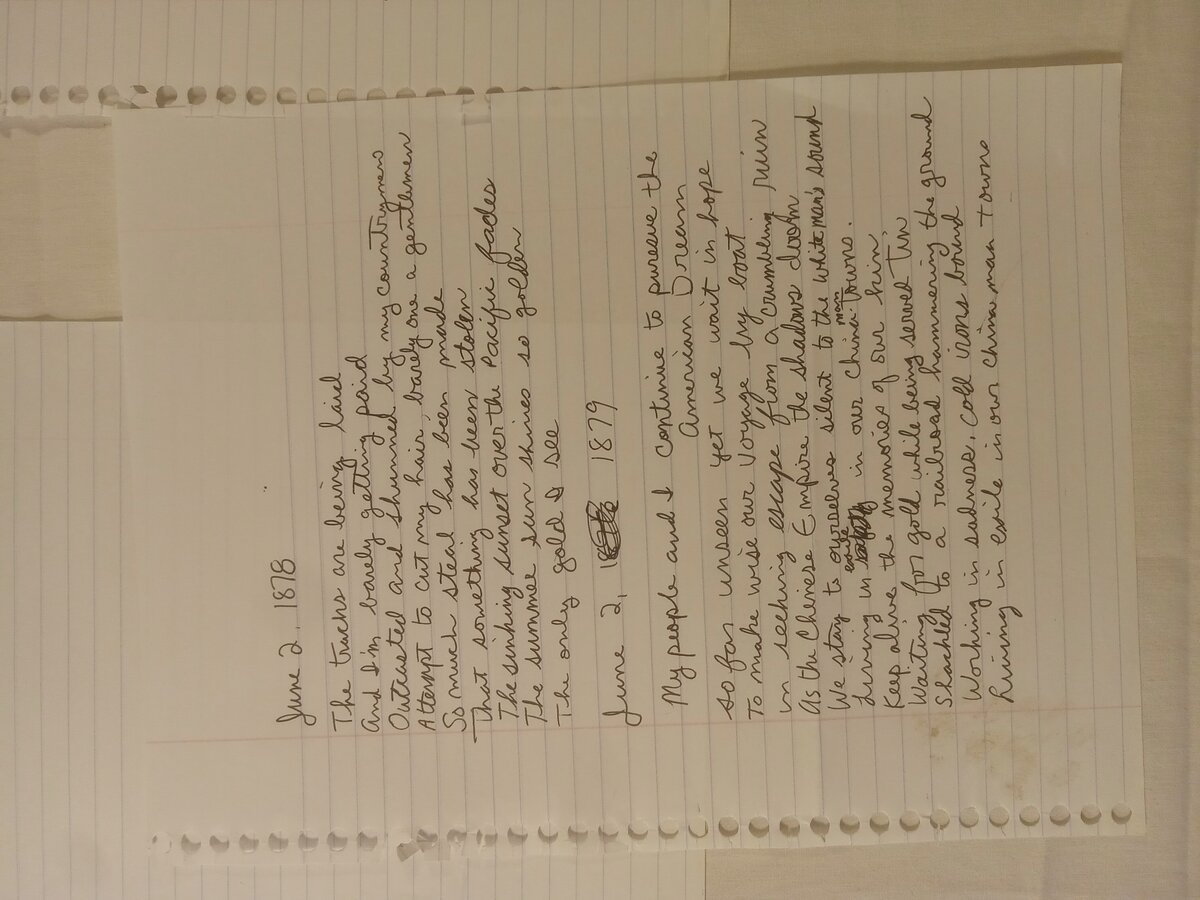 Item 1734 — I am the poet and traveller of 1883, picture 3 of 4