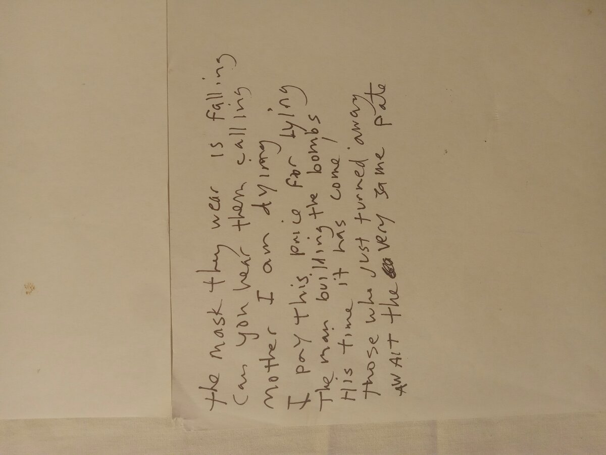 Item 1735 — I pretend my hate comes from a, picture 3 of 3