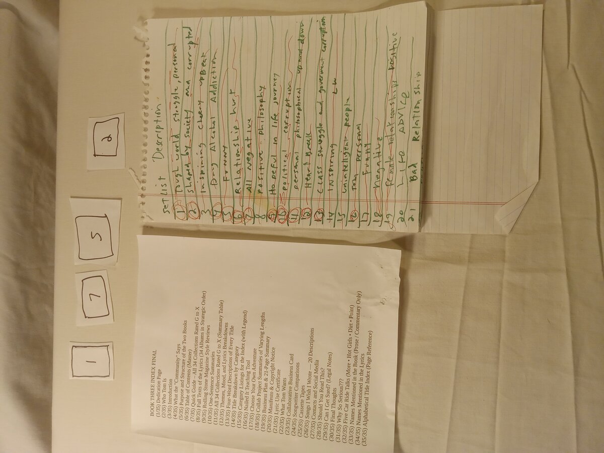 Item 1752 — BOOK THREE INDEX FINAL, picture 1 of 3