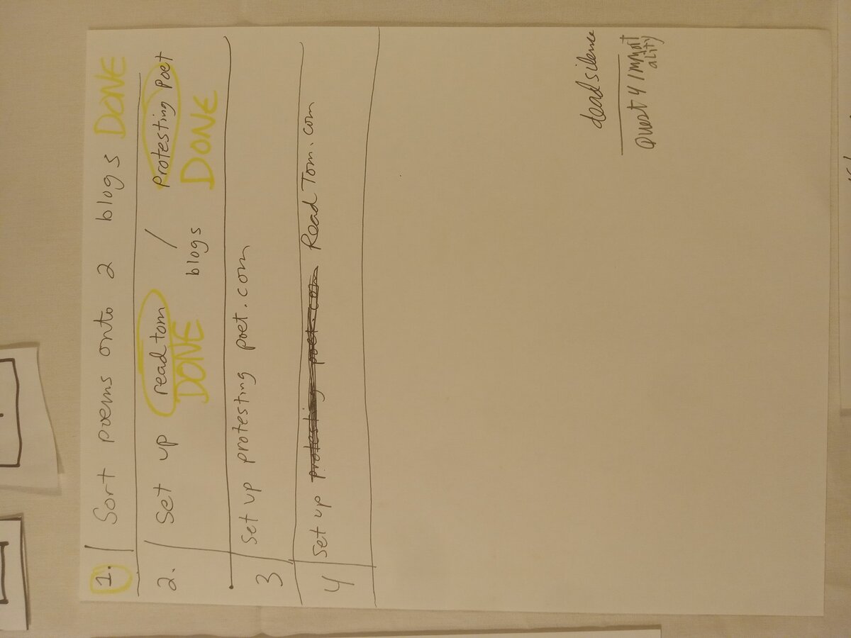 Item 1761 — READTOM.COM PLANNING SHEETS, picture 5 of 6