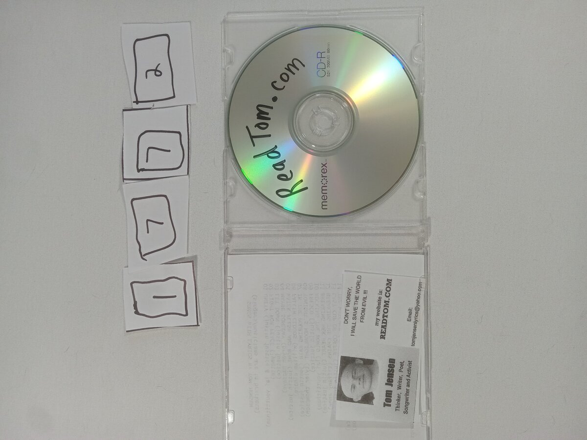 Item 1772 — READTOM COM 20 SONG COMP DISC, picture 1 of 2