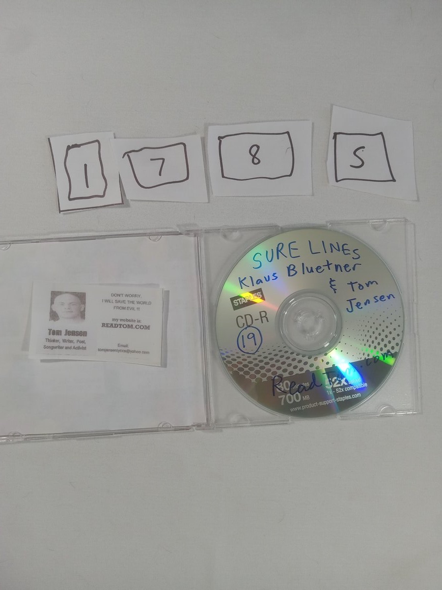 Item 1785 — SURE LINES KLAUS BLUETNER CIRCLED 19, picture 1 of 2