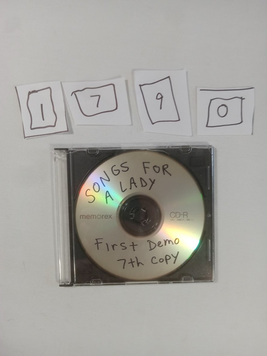 Item 1790 — SONGS FOR A LADY FIRST DEMO 7TH COPY, picture 1 of 1