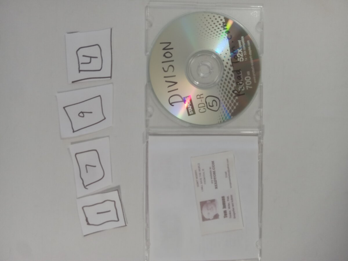 Item 1794 — DIVISION CIRCLED 5, picture 1 of 2