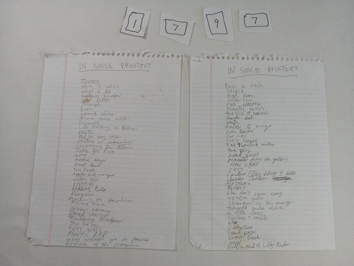 Item 1797 — IN SINCE PRINTOUT, picture 1 of 4