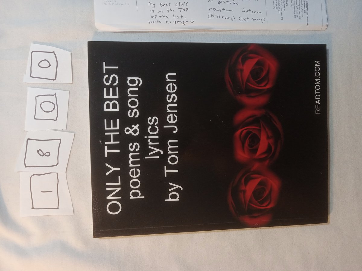 Item 1800 — ONLY THE BEST poems & song lyrics, picture 1 of 1