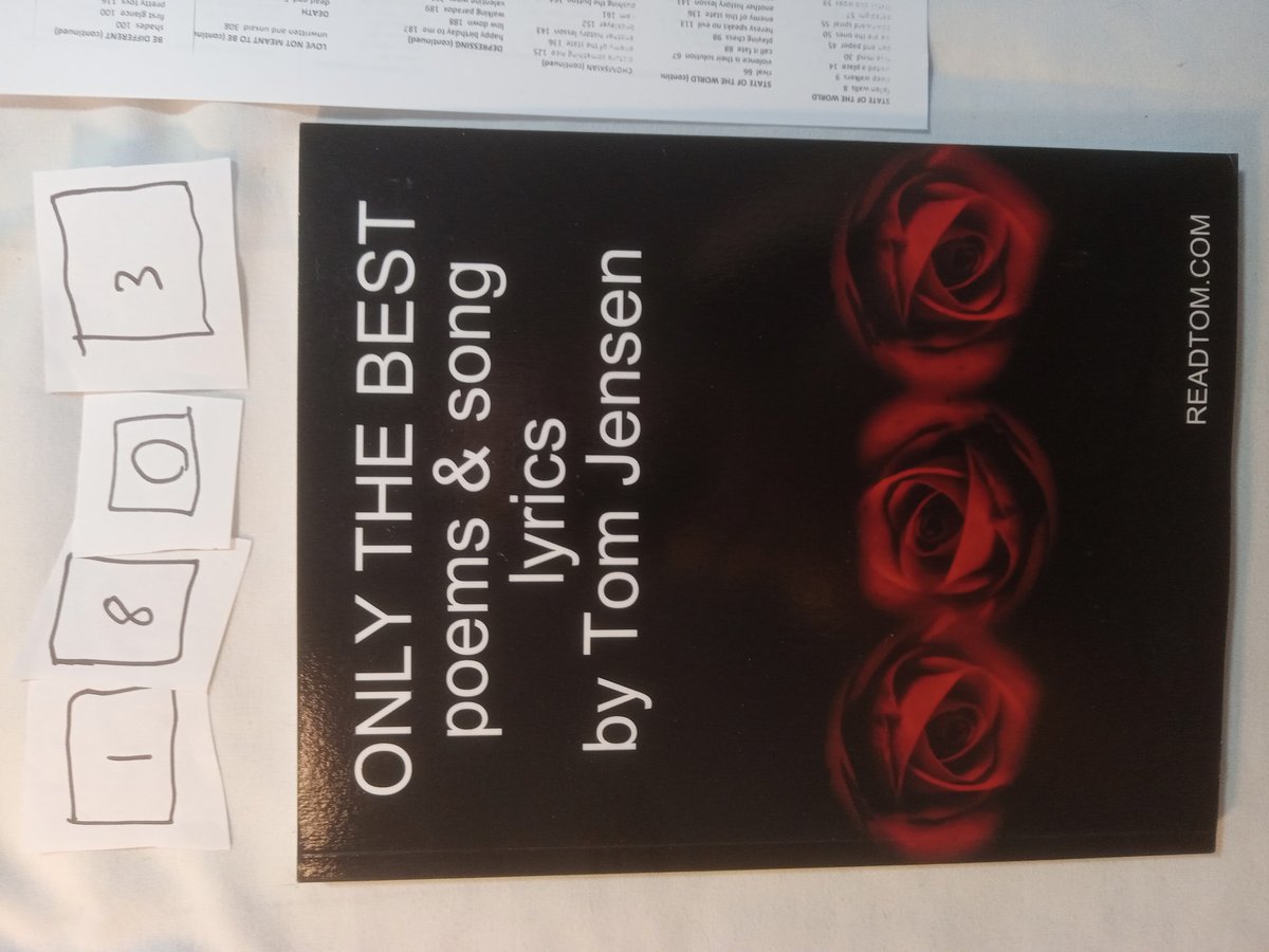 Item 1803 — ONLY THE BEST poems & song lyrics, picture 1 of 4
