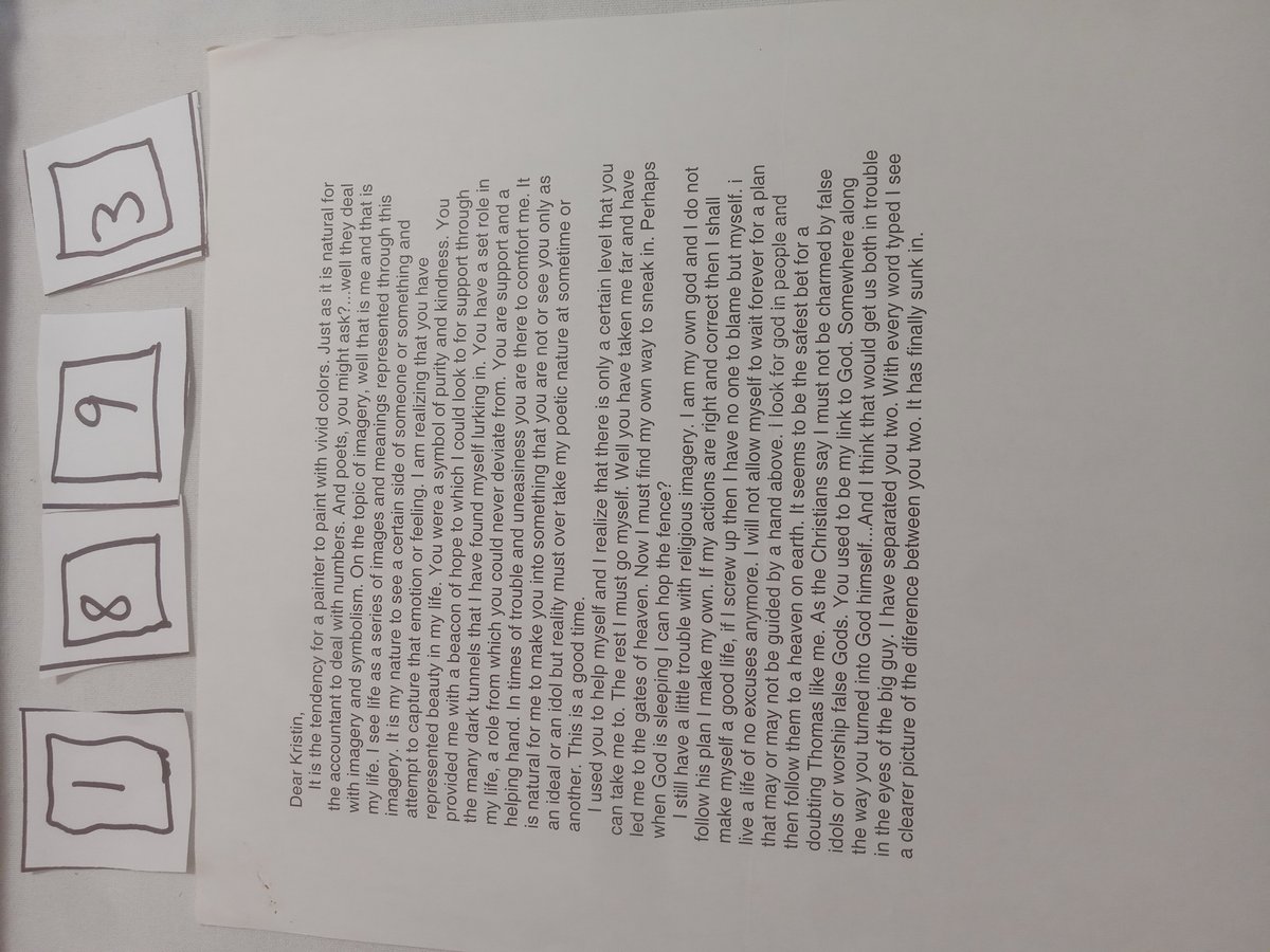 Item 1893 — Dear Kristin, picture 1 of 1