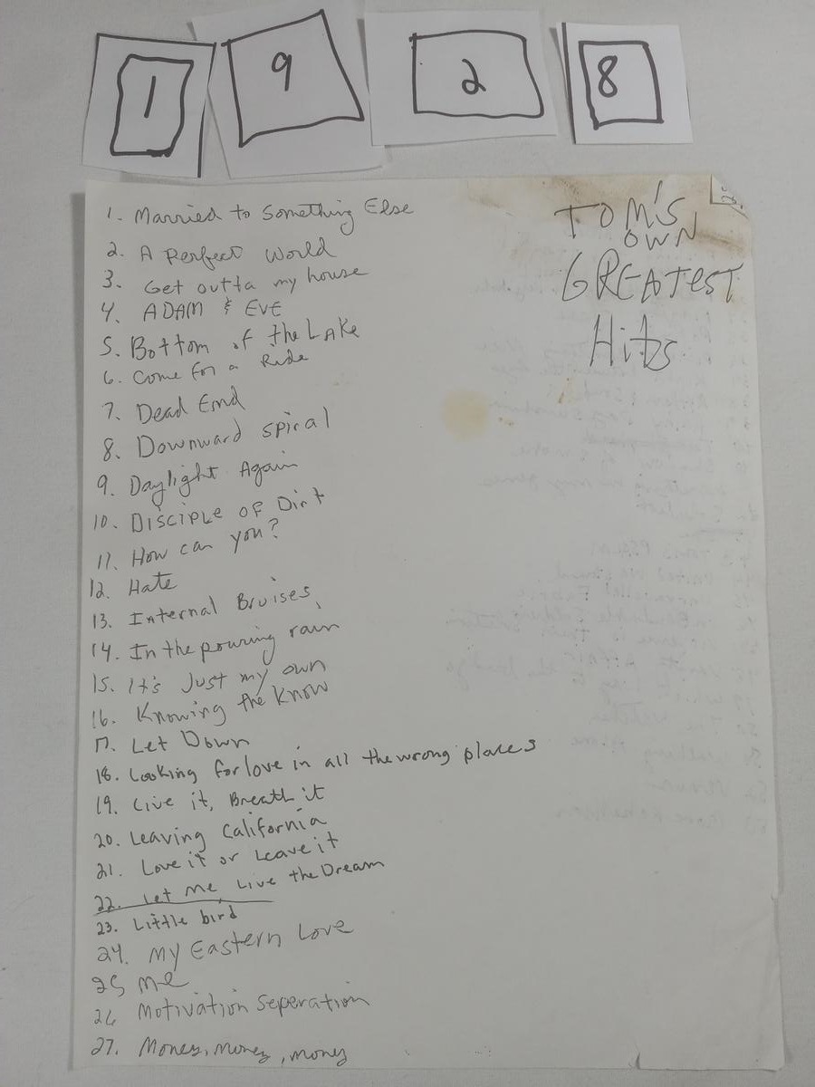 Item 1928 — TOM'S OWN GREATEST HITS, picture 1 of 2