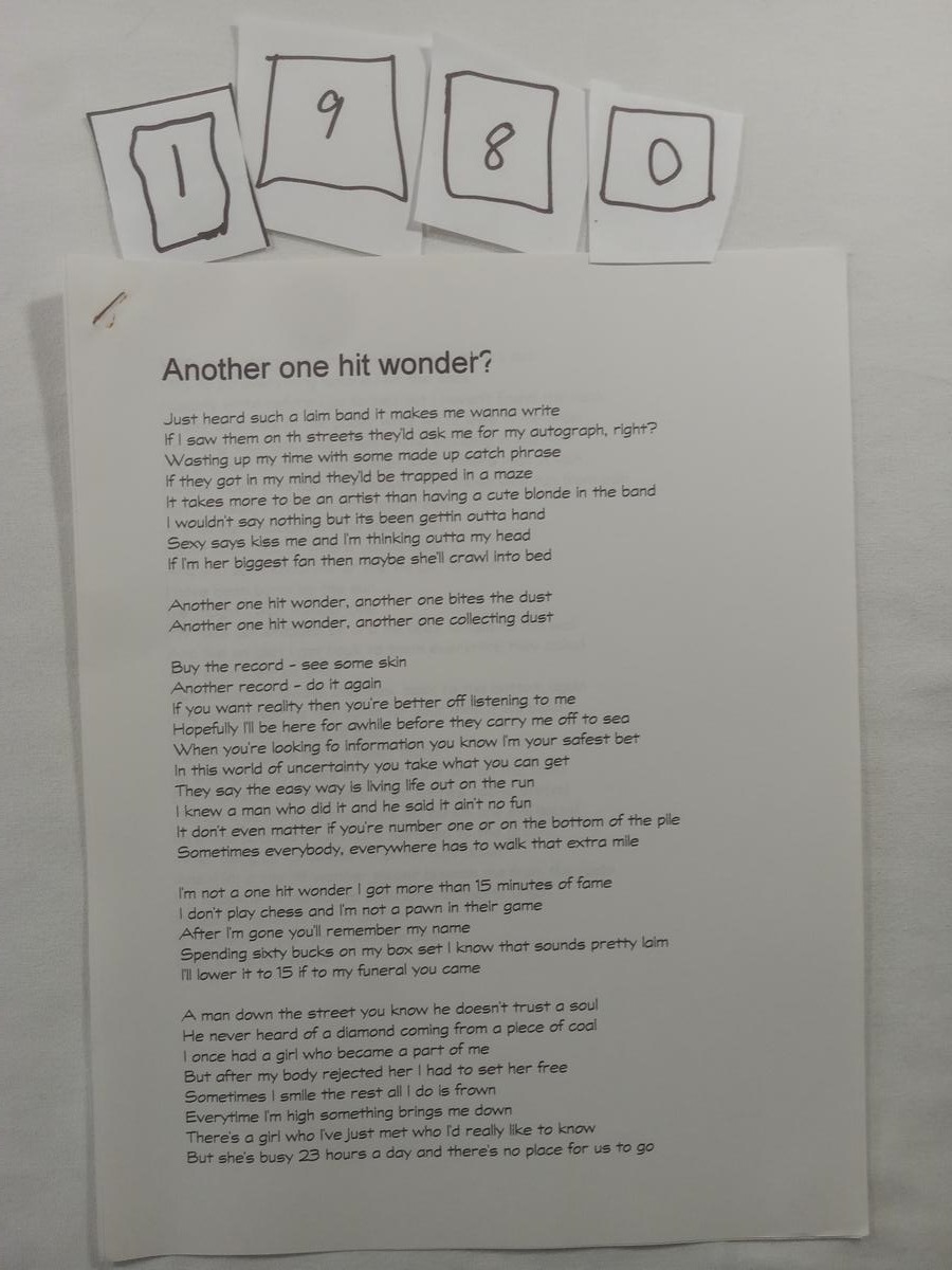Item 1980 — Another one hit wonder?, picture 1 of 2