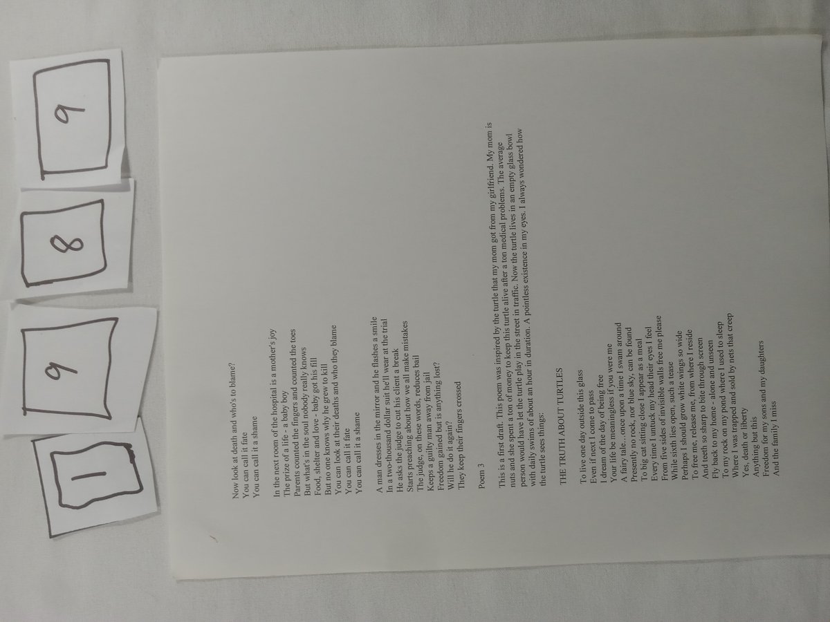 Item 1989 — Ten of my better poems created in this class (December 5, 1999), picture 3 of 4