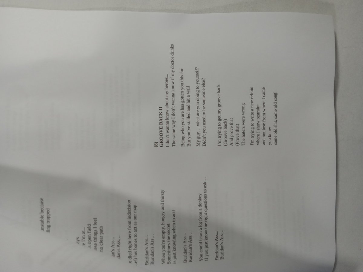 Item 2009 — SET LIST TWENTY TWO INHERENT ABSENCE, picture 2 of 3