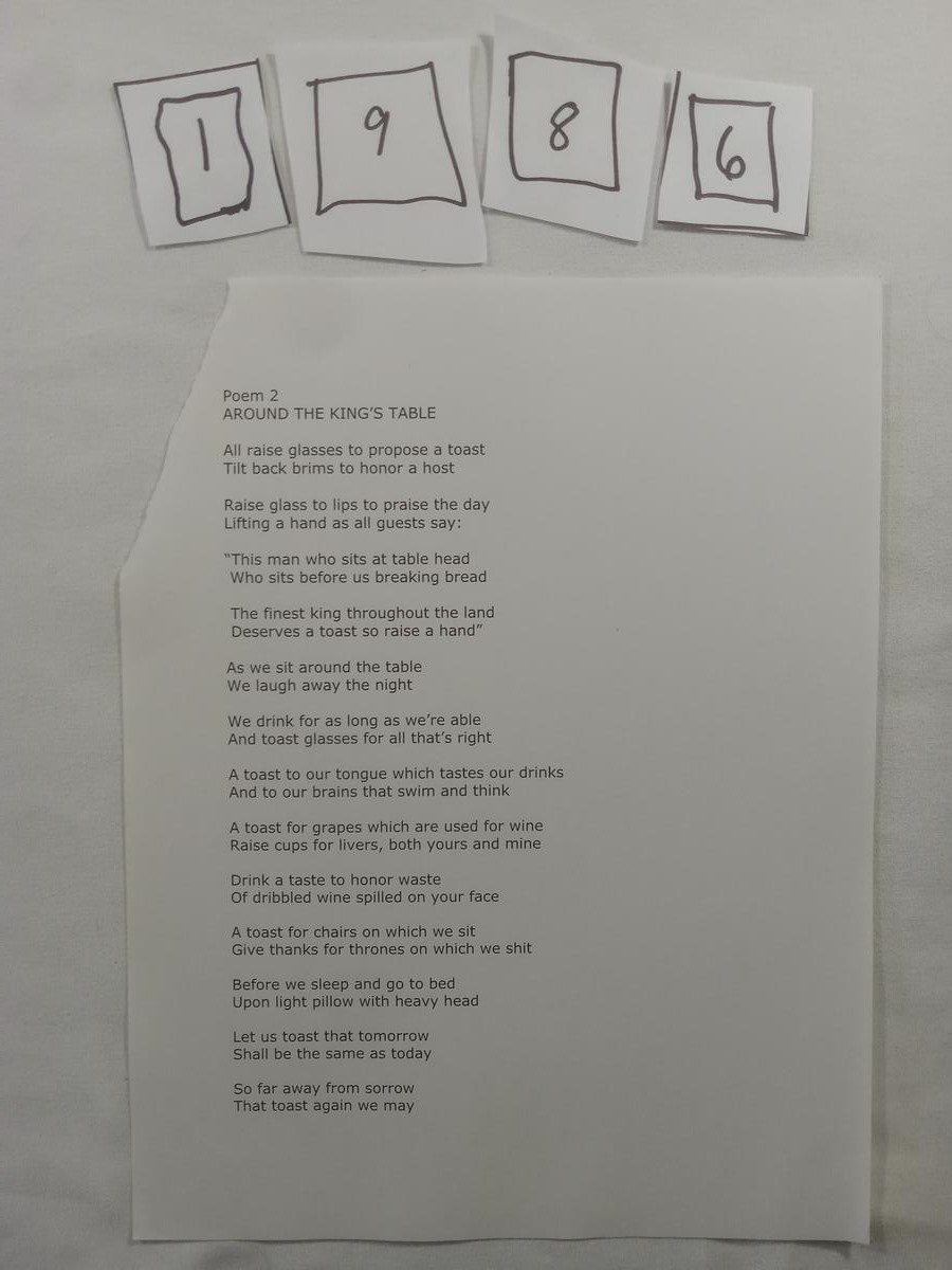 Item 1986 — AROUND THE KING'S TABLE, picture 1 of 1