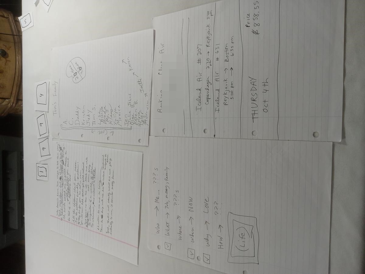 Item 1994 — ICELAND COPENHAGEN TRIP NOTES, picture 1 of 6