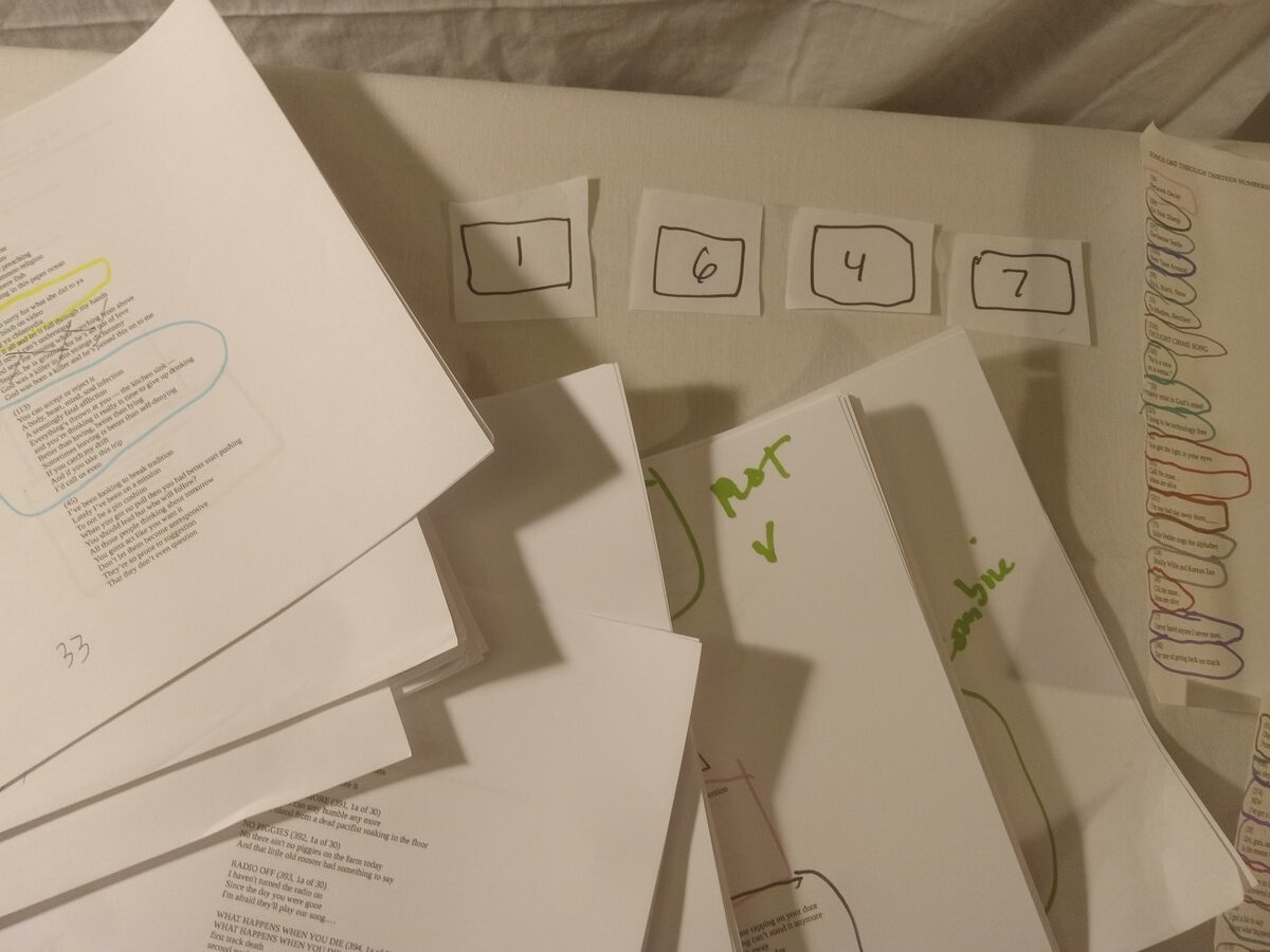 Item 1647 — SONGS ONE THROUGH THIRTEEN NUMBERED, picture 1 of 16